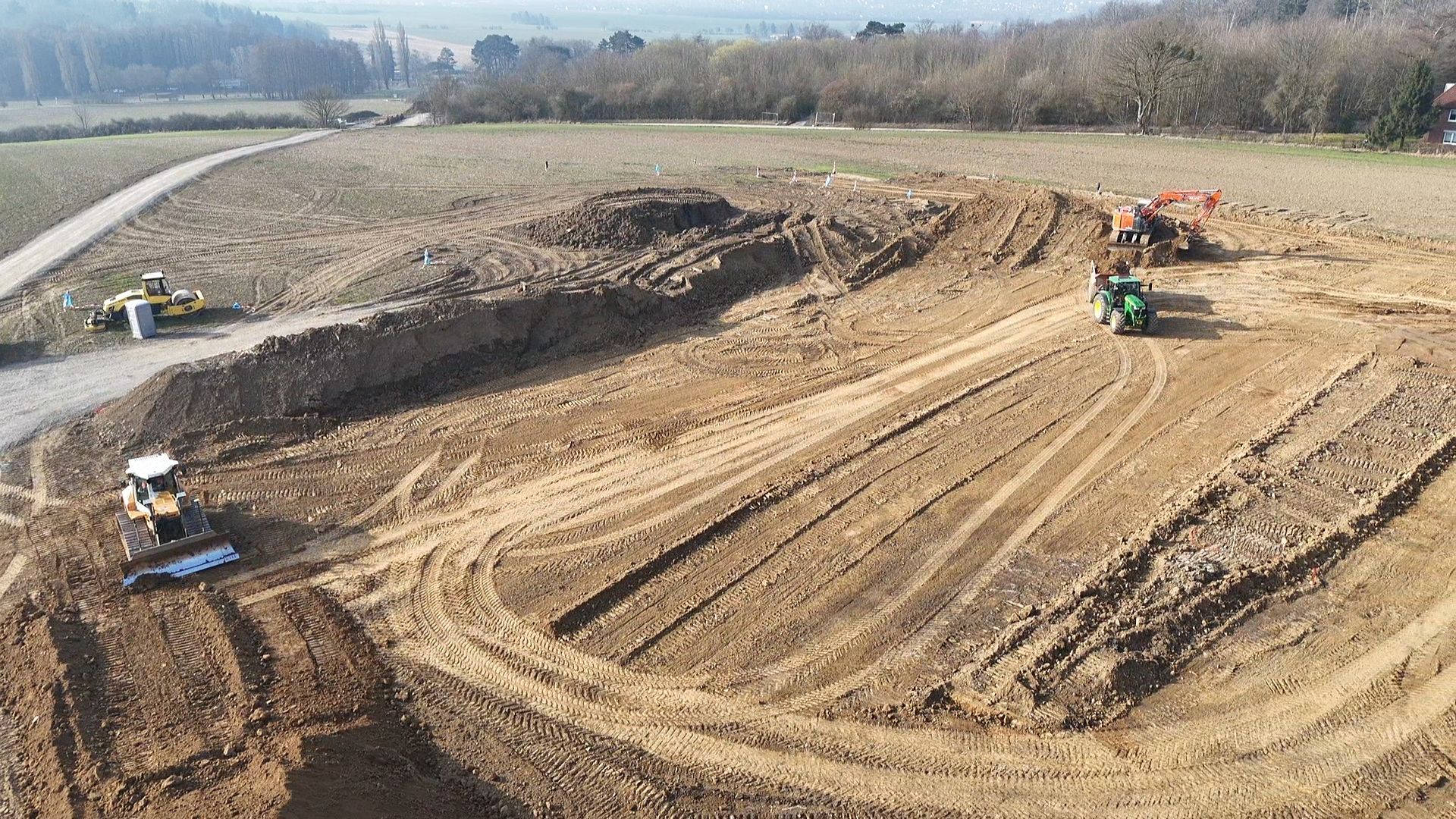 Luftbild Erdarbeiten 28.03.2025
